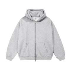 21Dripzz Essential Zip Hoodie - Grey