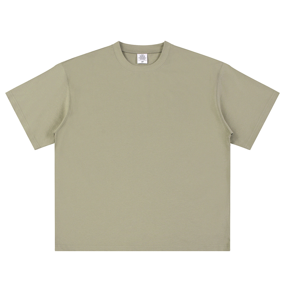 21Dripzz Essential Oversized Tee – Stone Grey