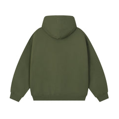 21Dripzz Essential Zip Hoodie - Cactus Green