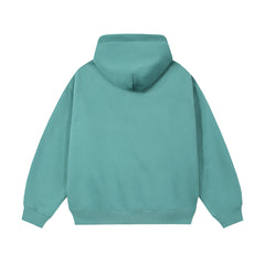21Dripzz Essential Zip Hoodie - Teal Green