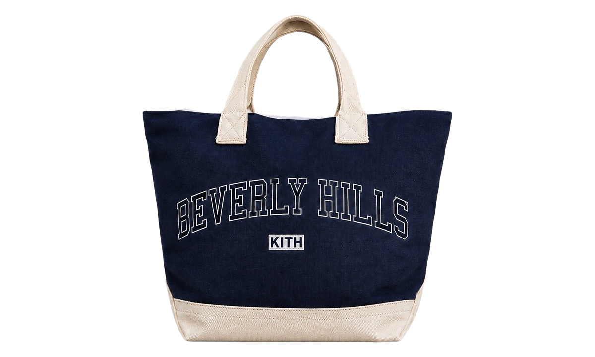 Beverly Hills Canvas Tote Bag Navy KITH262