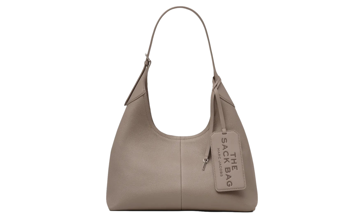 The Belted Sack Leather Sack Bag Cement 2P6HSH027H01 055
