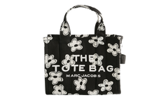 The Small Daisy Canvas Tote Bag Black / White 2S5HTT030H03 005