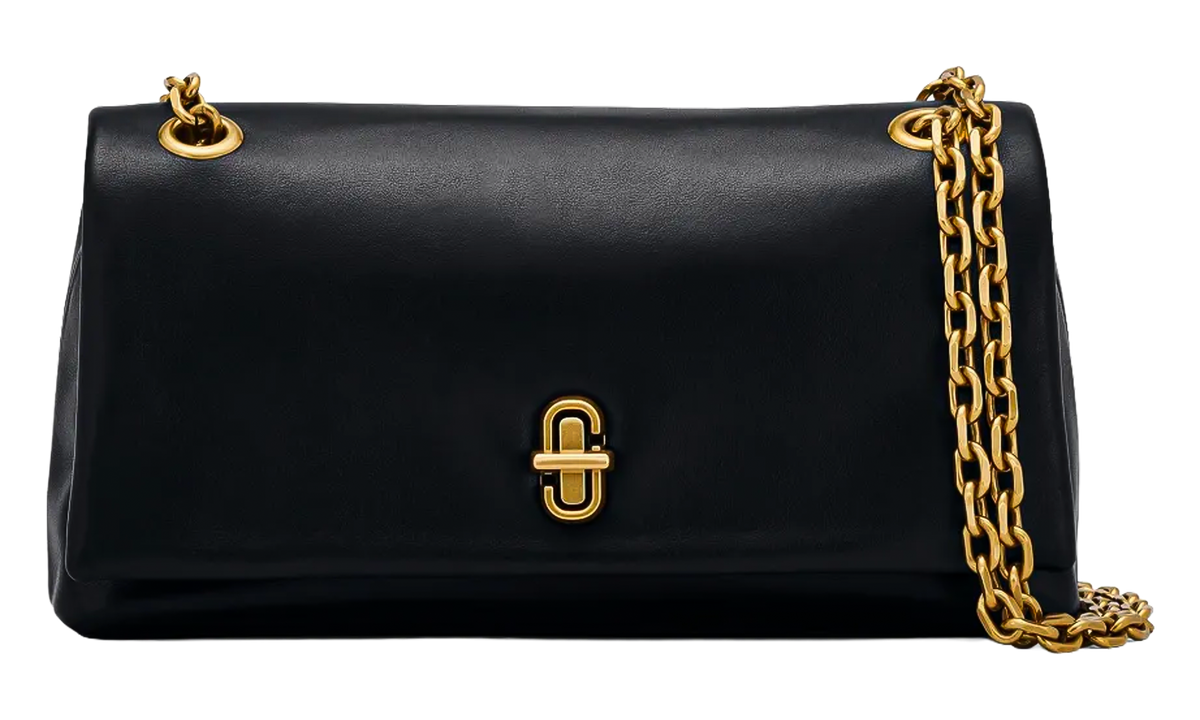 The Dual Chain Mini Bag Leather Bag Black 2R4SMN003S02 001