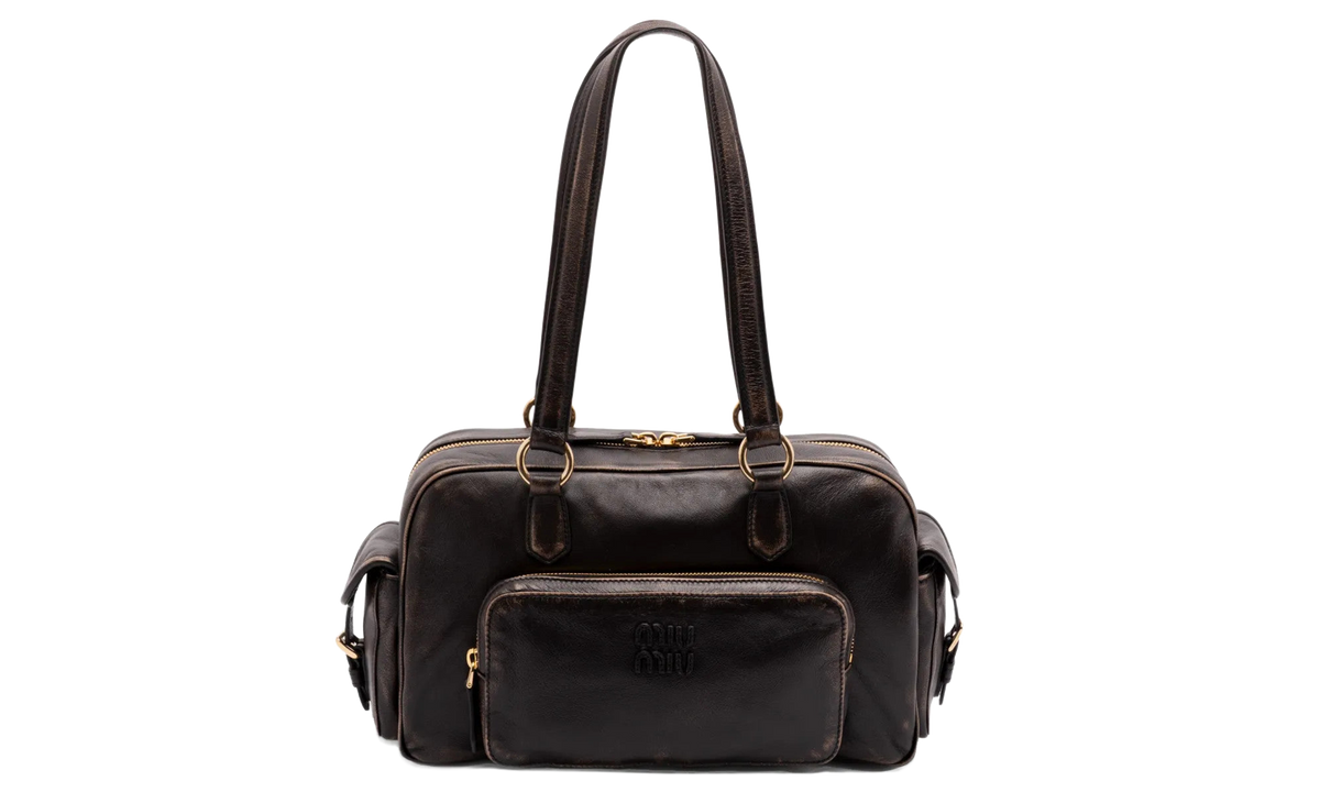 Nappa Old Pocket Bauletto Bag Coffee 5BB179 AF8T F0201