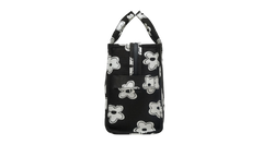 The Daisy Canvas Medium Tote Bag Black / White 2S5HTT028H03 005