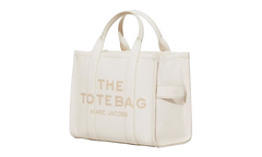 The Medium Leather Tote Bag COTTON/SIL H004L01PF21-140