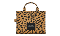 The Medium Cheetah Canvas Tote Bag 002 BLACK MULT 2R4HTT002H03-002