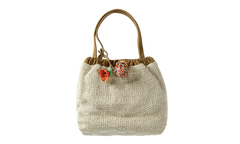 Summer Woven Cristina Tote Bag Natural 2S6HTT025H02 255
