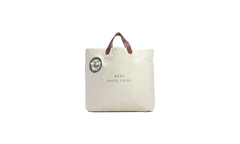 Washed Canvas Tote Bag Natural 242TQNH CG01 NAT