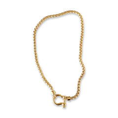 Simple Style Geometric Solid Color Titanium Steel Pendant Necklace