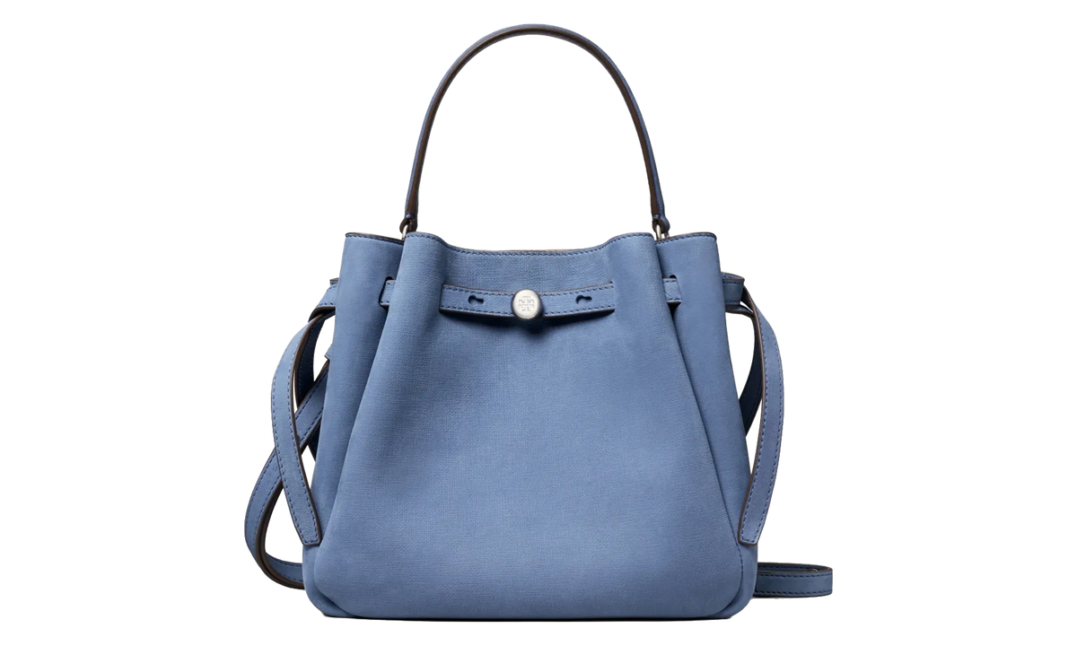 Romy Nubuck Bucket Bag Soft Blue 182904 401
