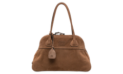 Vivant Suede Bag Cocoa Brown 5BB196 2CSS F0324