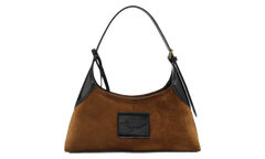 Small The Belted Suede Sack Bag Copper 2F6HSH033H01 860