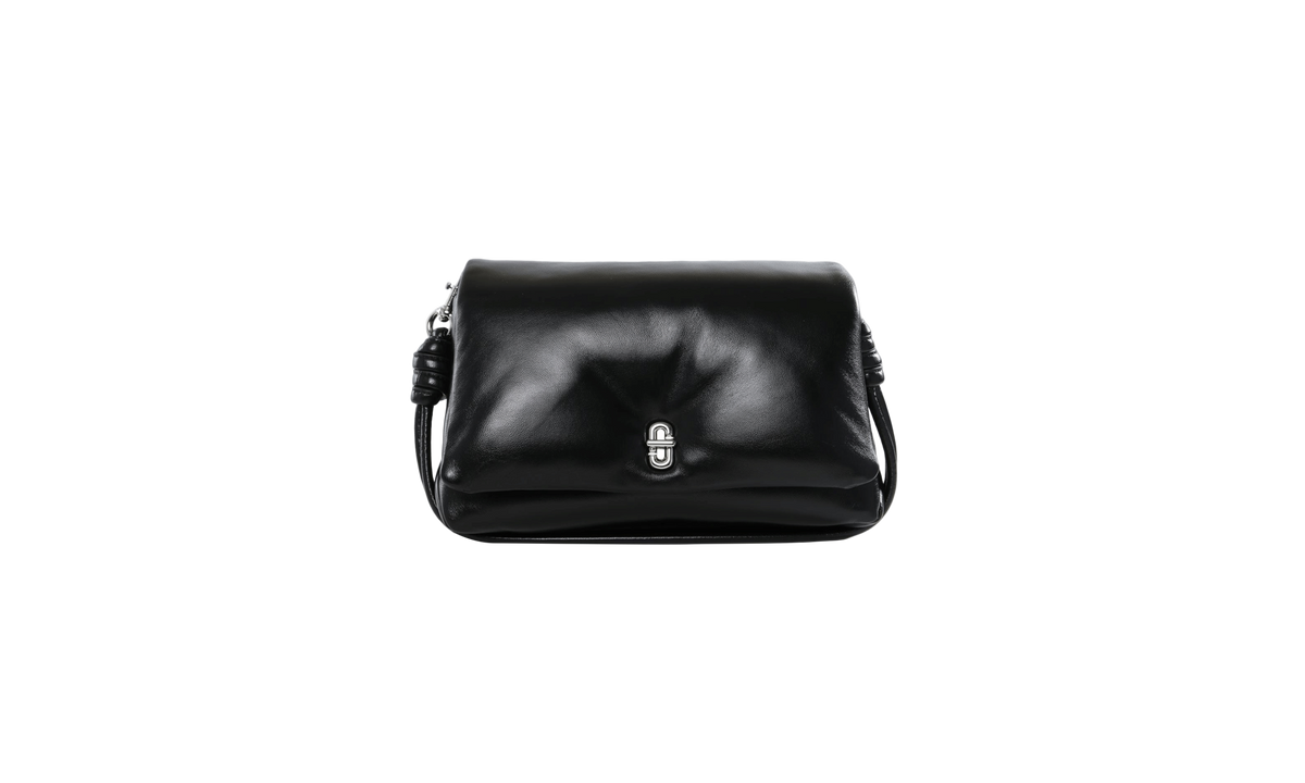 The Dual Shoulder Puffy Smooth Dual Bag Black 2P6HSH015H01 001
