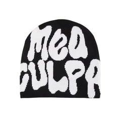 Mea Culpa Beanie Black/White