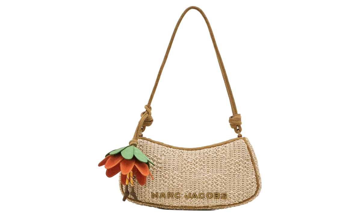 Summer Woven Charm Shoulder Bag Natural 2S6HSH030H02 255