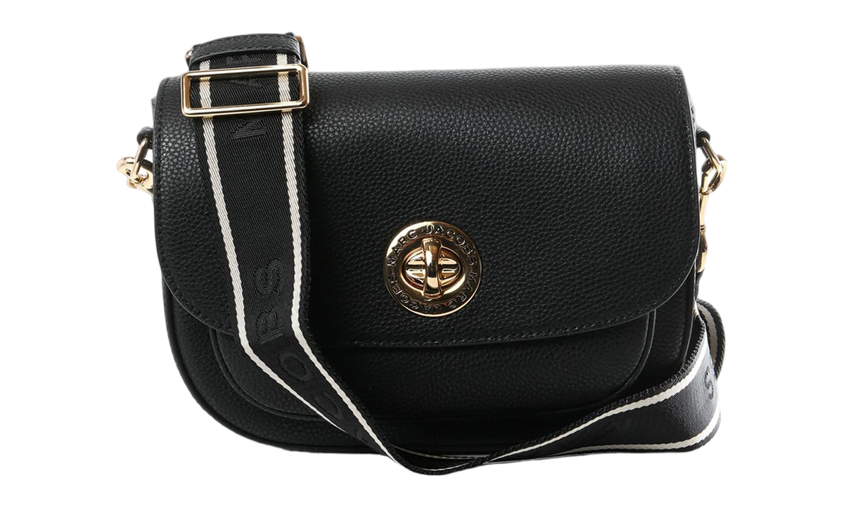 Signet Turnlock Saddle Bag BLACK 4F3HMS013H02-001
