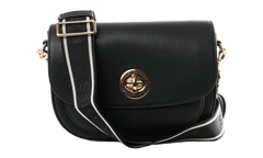 Signet Turnlock Saddle Bag BLACK 4F3HMS013H02-001