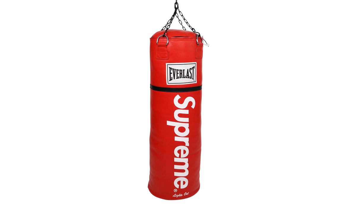 Everlast Leather Heavy Bag Red SU1022
