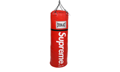 Everlast Leather Heavy Bag Red SU1022
