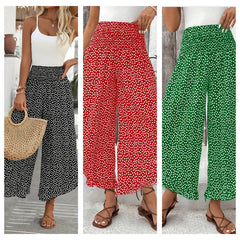 Ana - Women's Flowy High Waist Wide-Leg Pants