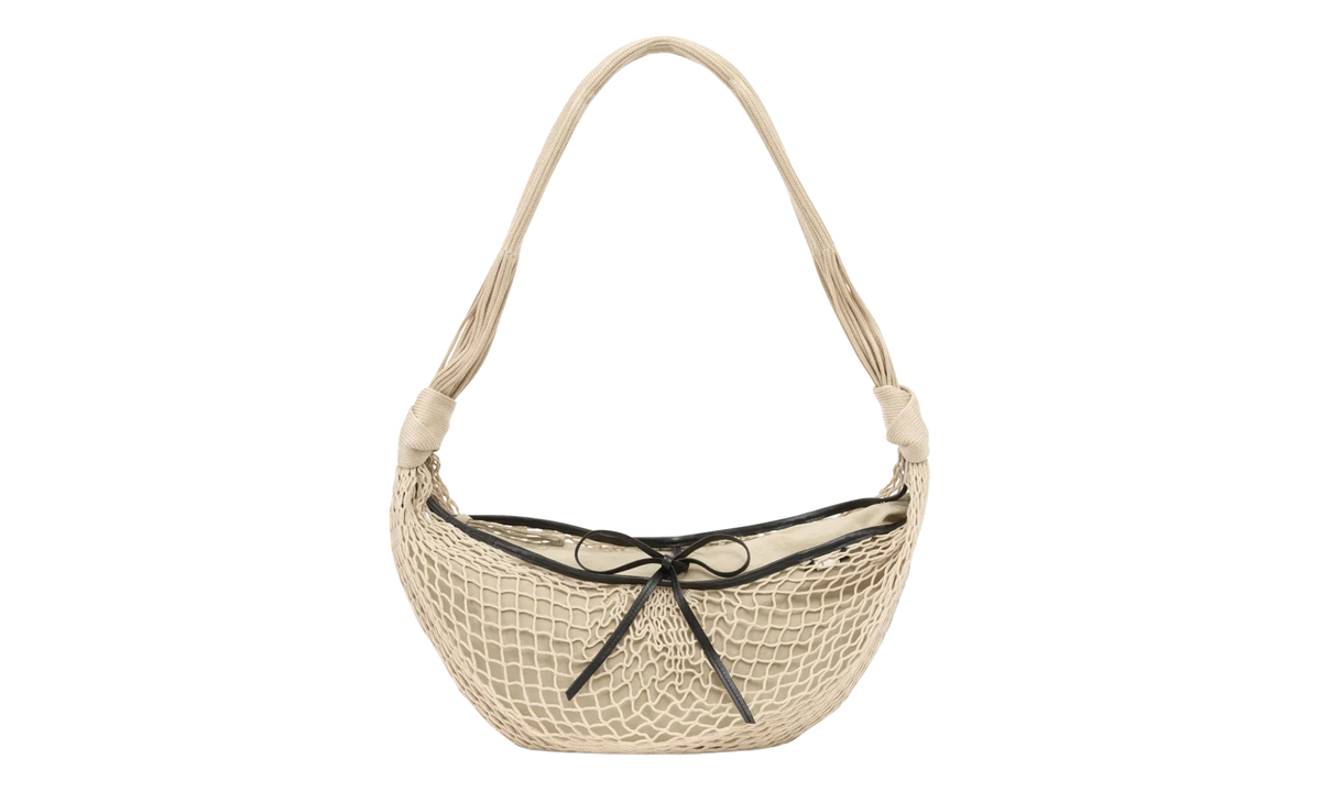 Unisex Croissant Filt Bag LIGHT BEIGE BG0128 TP0006 BG204