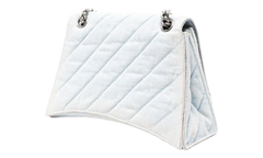 Quilted Denim Crush Chain Bag M Light Blue 716393 2AAEJ 4651