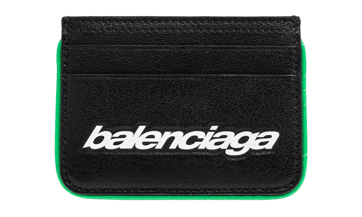 Biker Card Holder Bag Black / Vivid Green 867048 2ACF2 1038