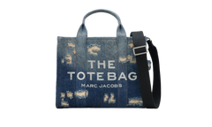 Rip And Repair Denim Medium Tote Bag Punk Indigo 2F4HTT002H05 491