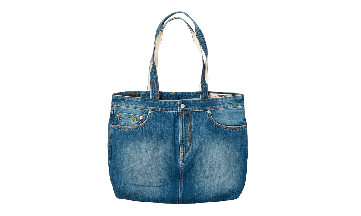 Evisu Denim Tote Bag Light Wash p0146