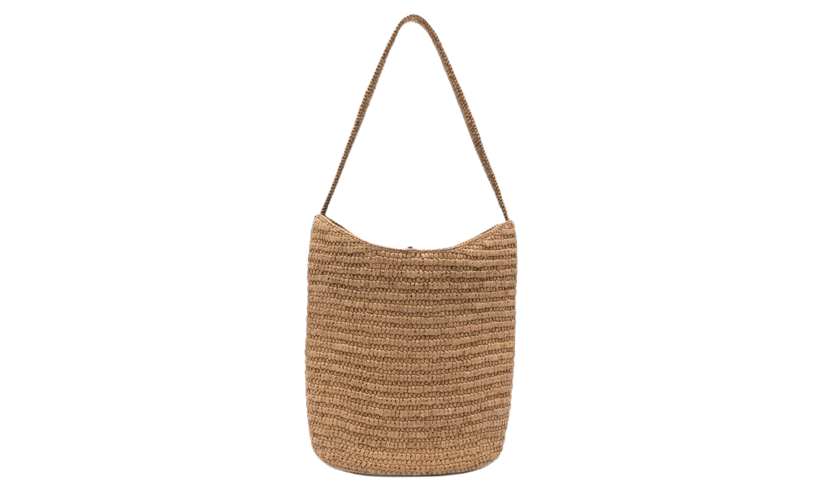Alma Shoulder Raffia Bag Tan W2173 W27 TE