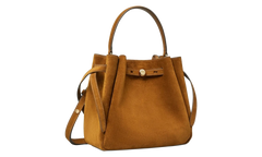 Romy Suede Bucket Bag Caramel 174221 200