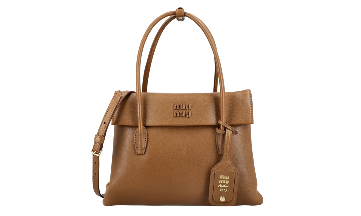 Solitaire Leather Bag Wood 5BA302 2IFP F0039