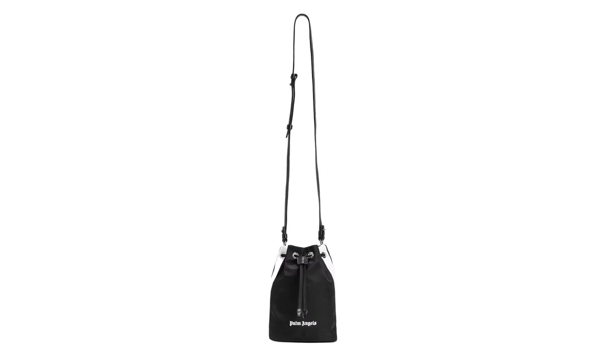 Venice Stiped Track Drawstring Bag Black PWNQ013F22LEA0011001