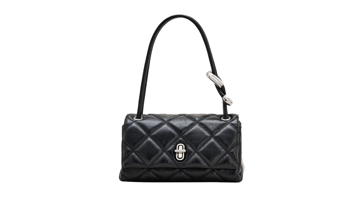 The Mini Quilted Leather Dual Shoulder Bag Black 2S5HSH023H02 001