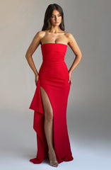 Alina | Strapless Maxi Dress