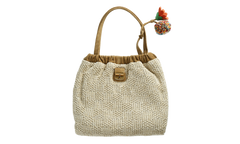 Summer Woven Cristina Tote Bag Natural 2S6HTT025H02 255